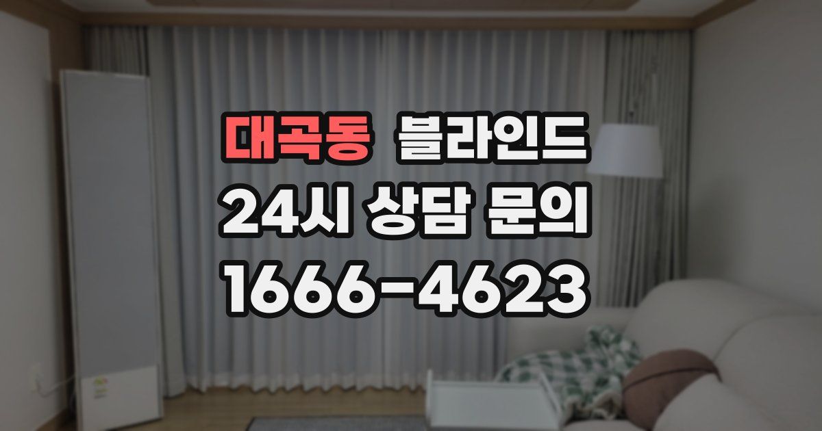 대곡동 블라인드