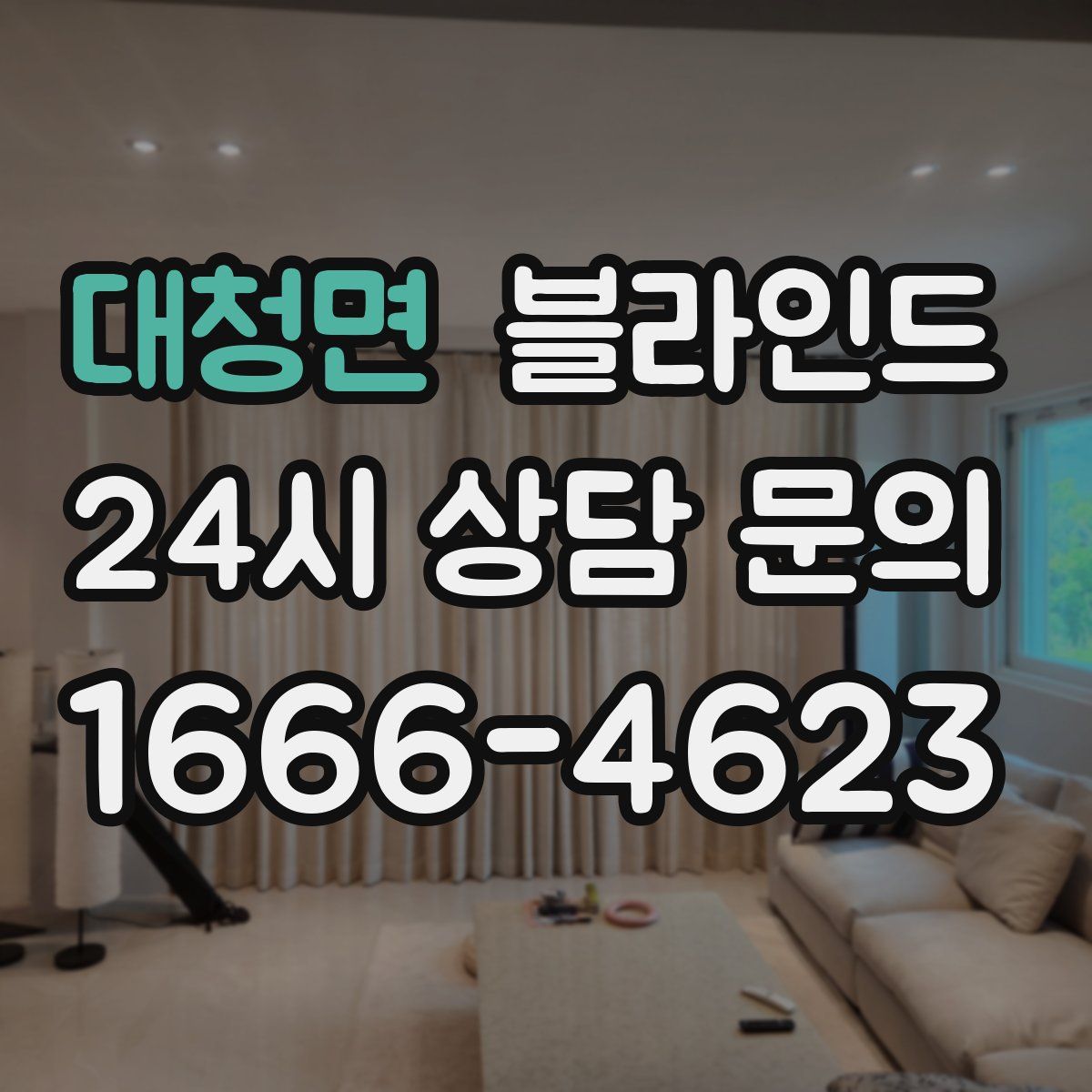 대청면 블라인드