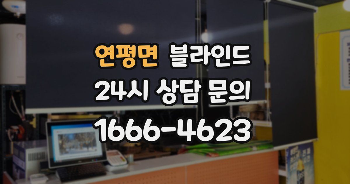 연평면 블라인드