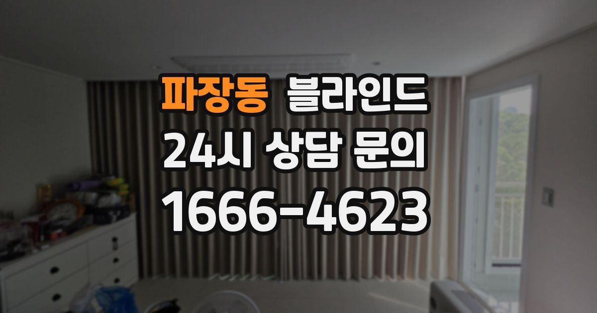 파장동 블라인드