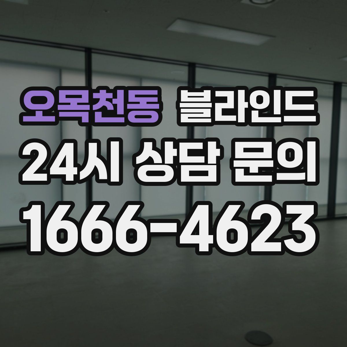 오목천동 블라인드