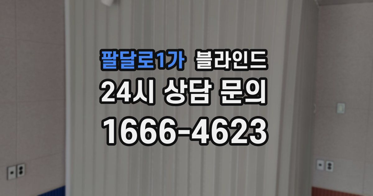 팔달로1가 블라인드