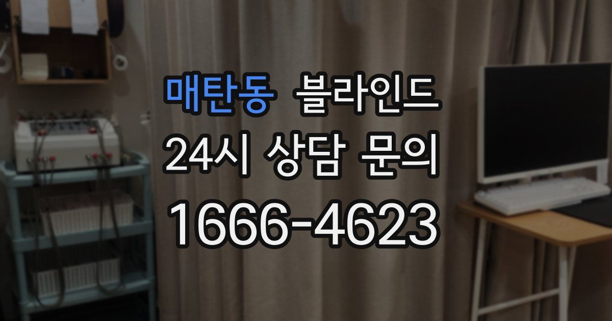 매탄동 블라인드
