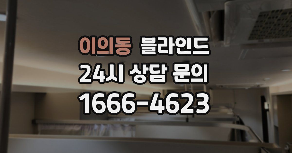 이의동 블라인드
