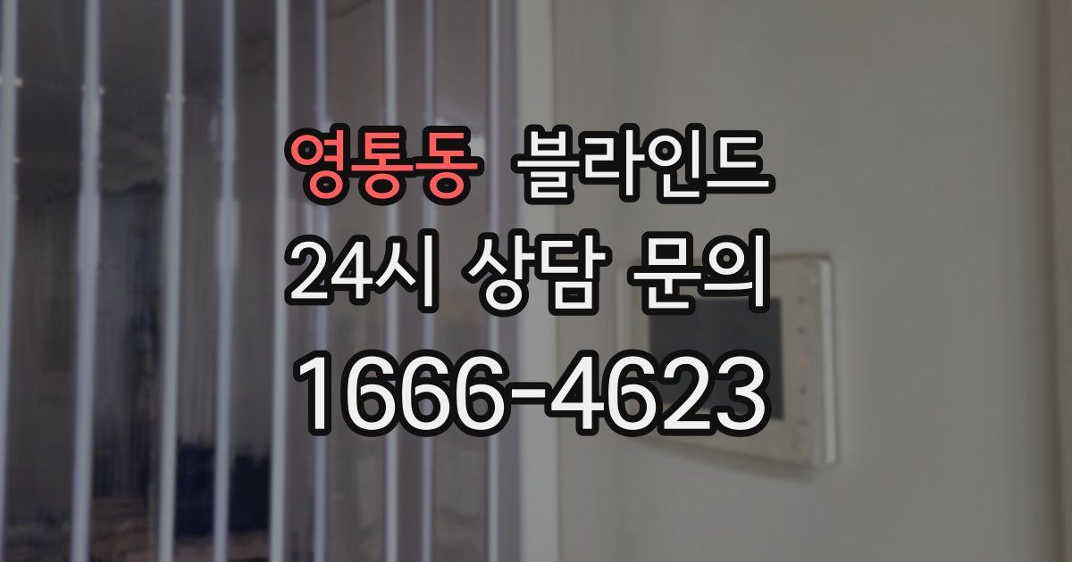 영통동 블라인드