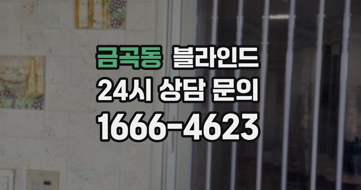 금곡동 블라인드