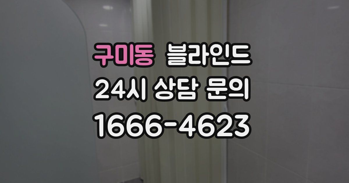 구미동 블라인드