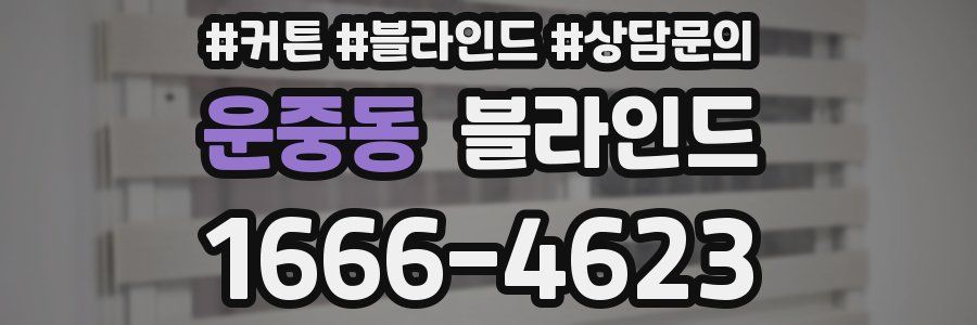 운중동 블라인드