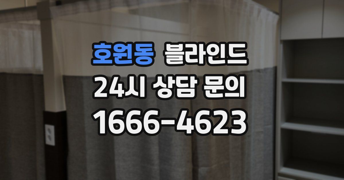 호원동 블라인드