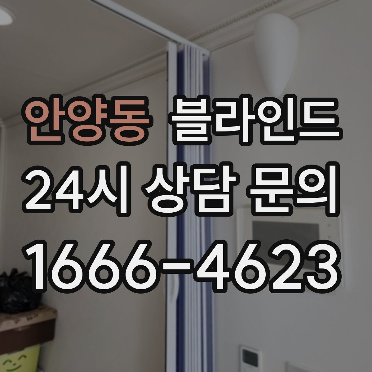 안양동 블라인드