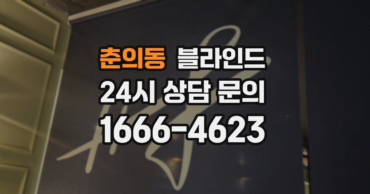 춘의동 블라인드