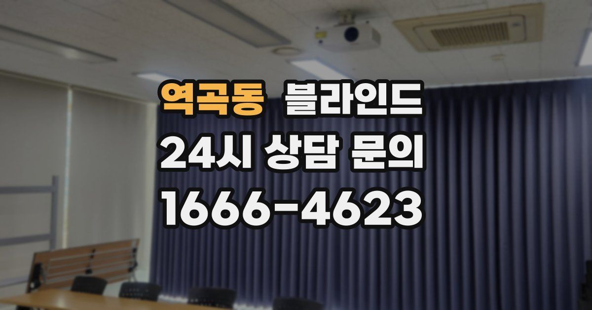 역곡동 블라인드