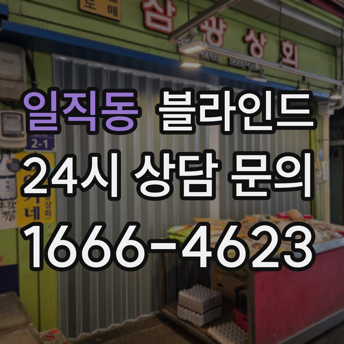 일직동 블라인드