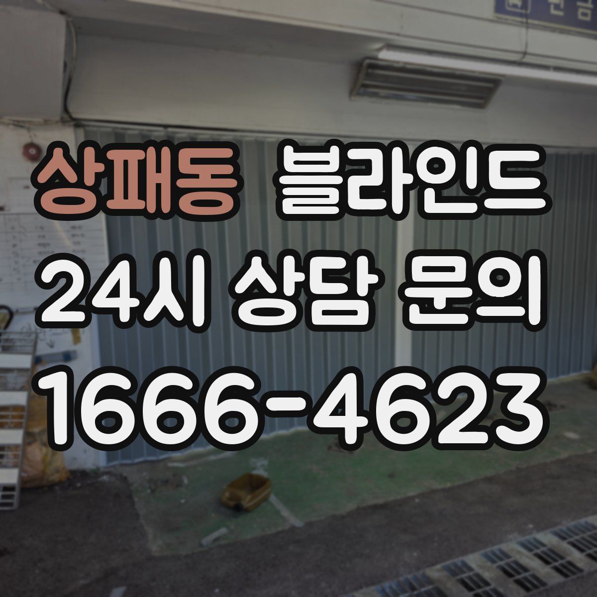 상패동 블라인드