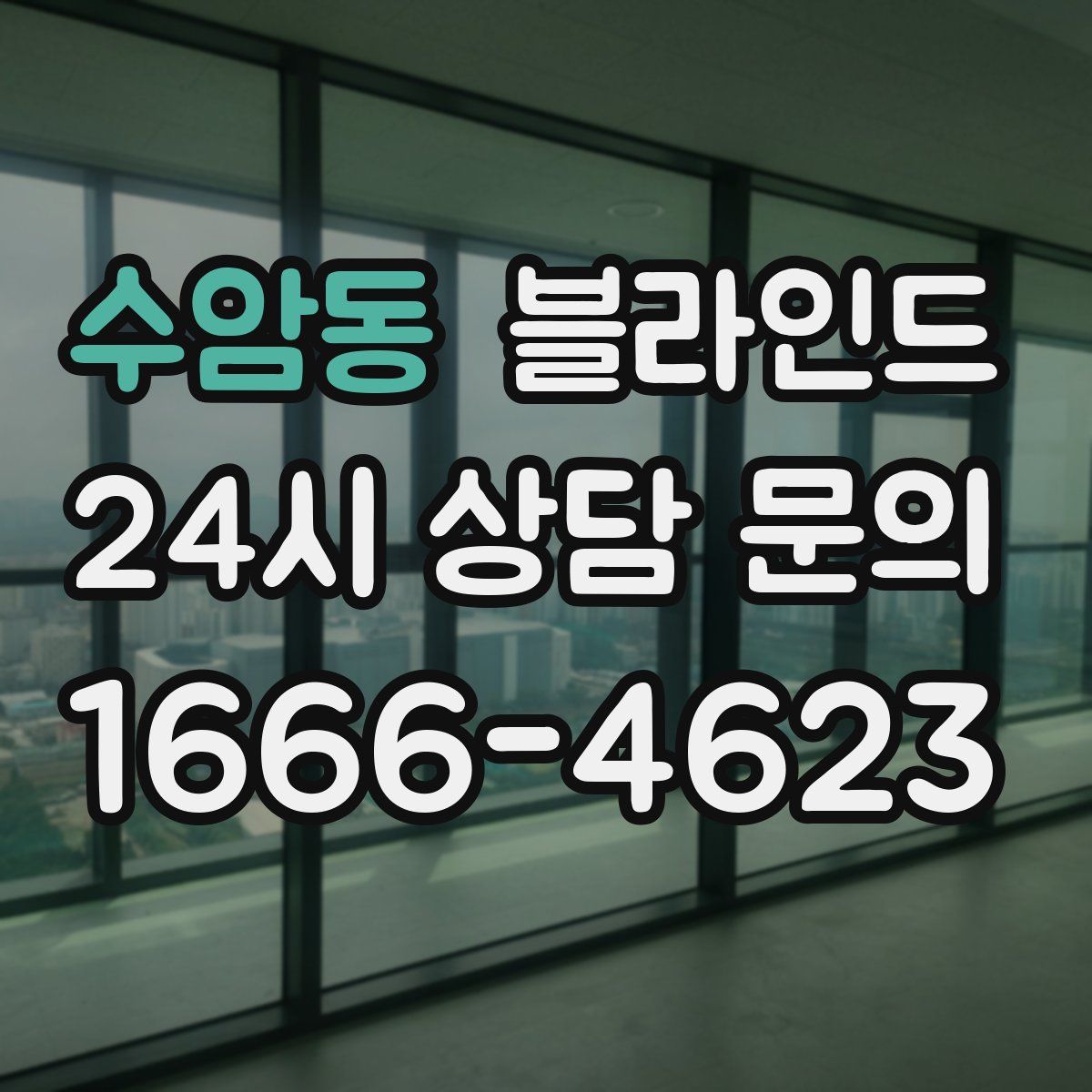 수암동 블라인드