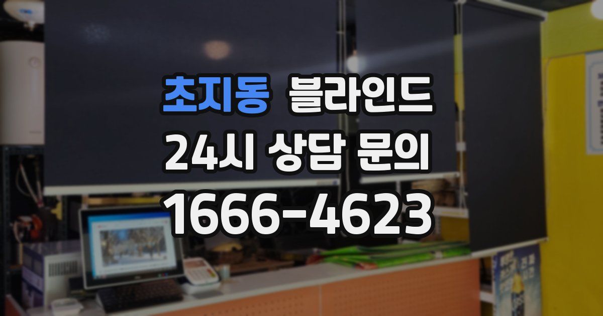 초지동 블라인드