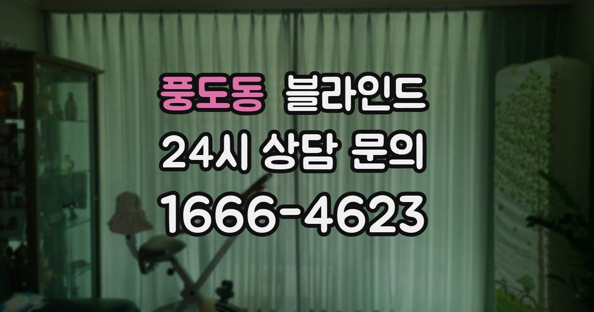 풍도동 블라인드