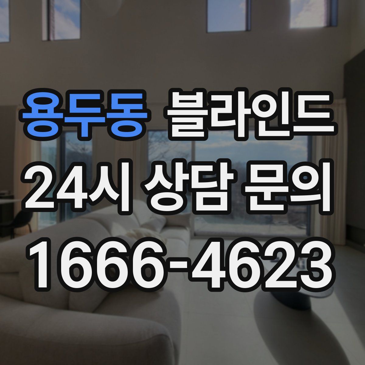 용두동 블라인드