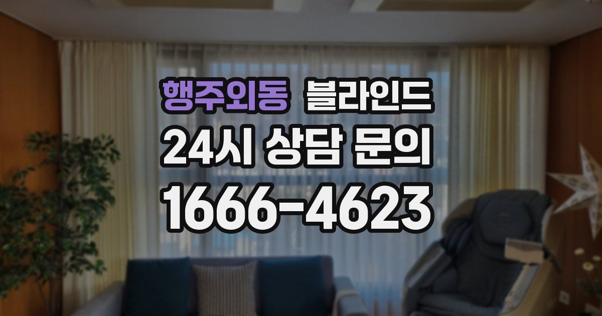 행주외동 블라인드