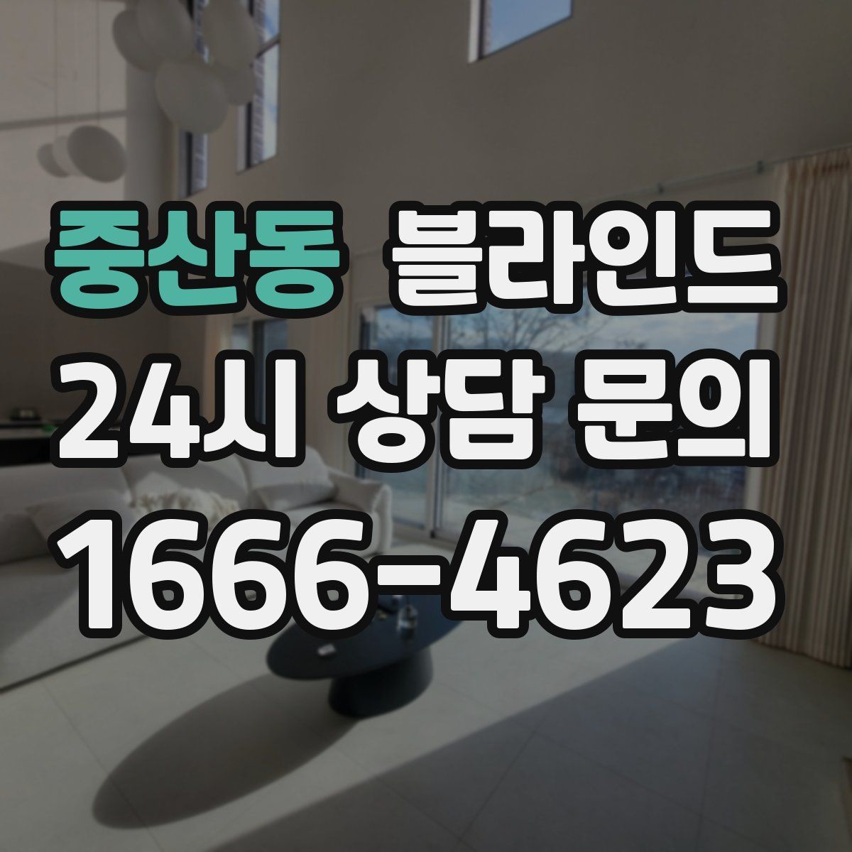 중산동 블라인드