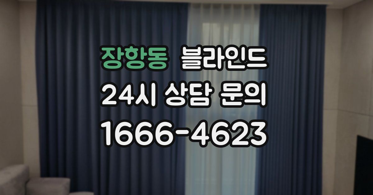 장항동 블라인드