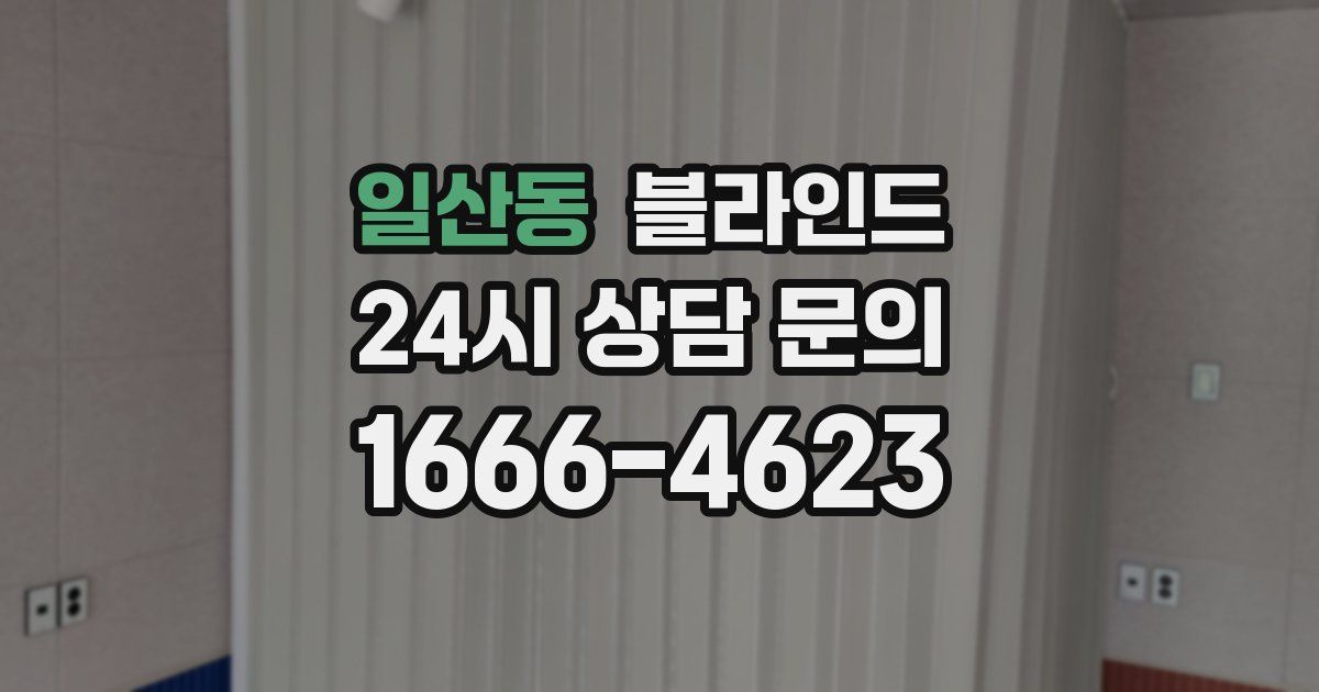 일산동 블라인드