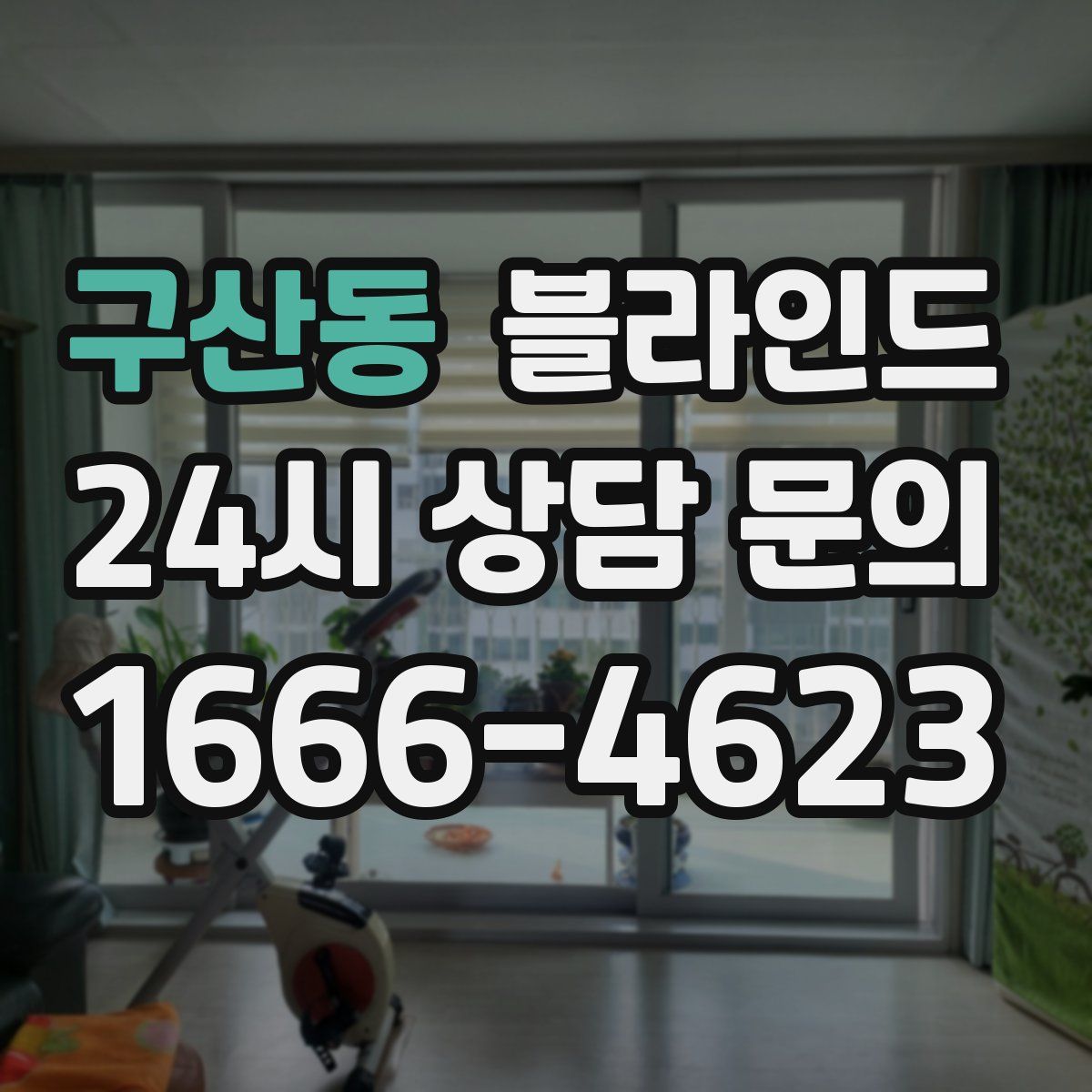 구산동 블라인드