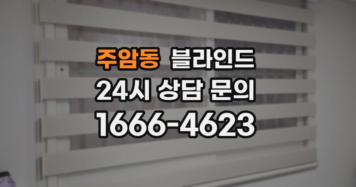 주암동 블라인드