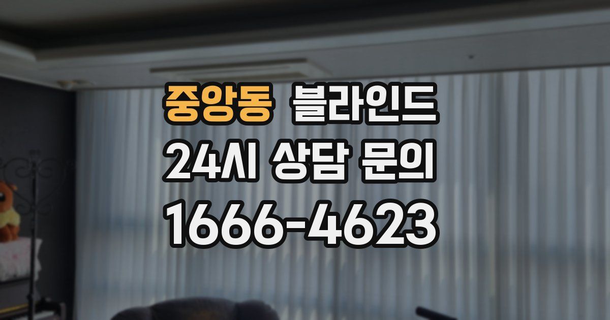 중앙동 블라인드