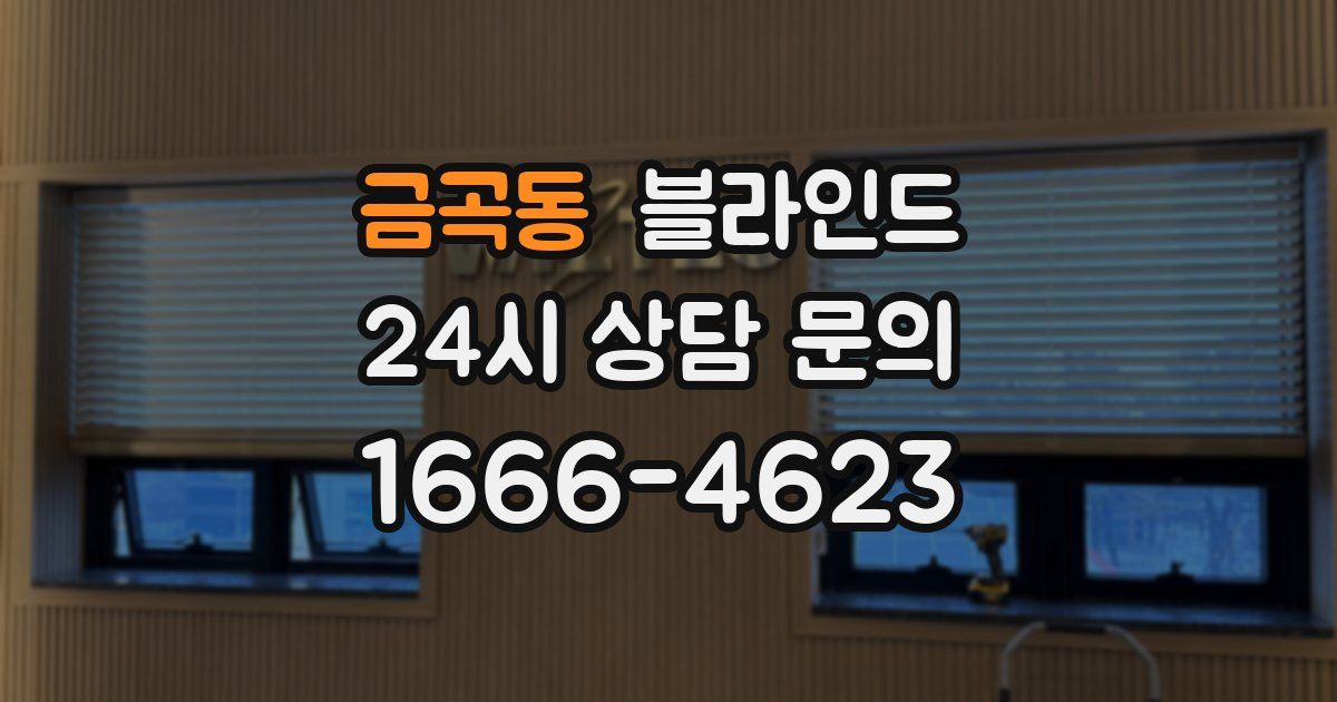 금곡동 블라인드