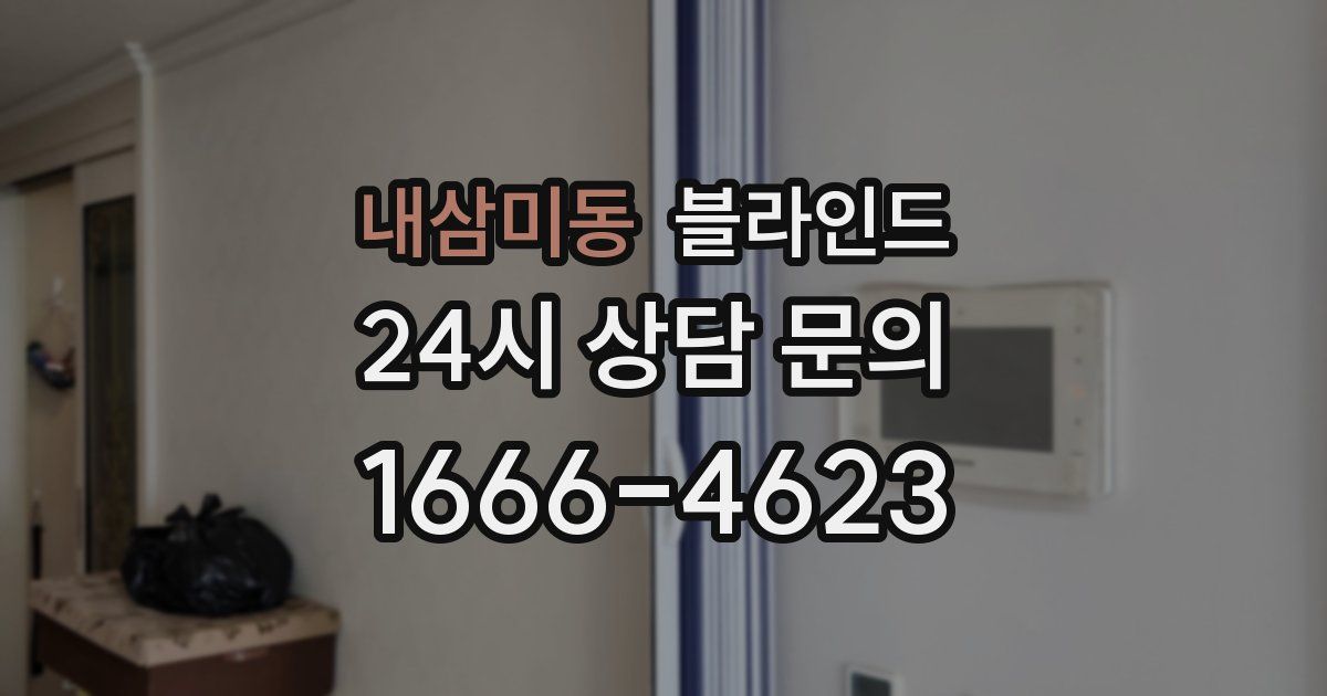 내삼미동 블라인드