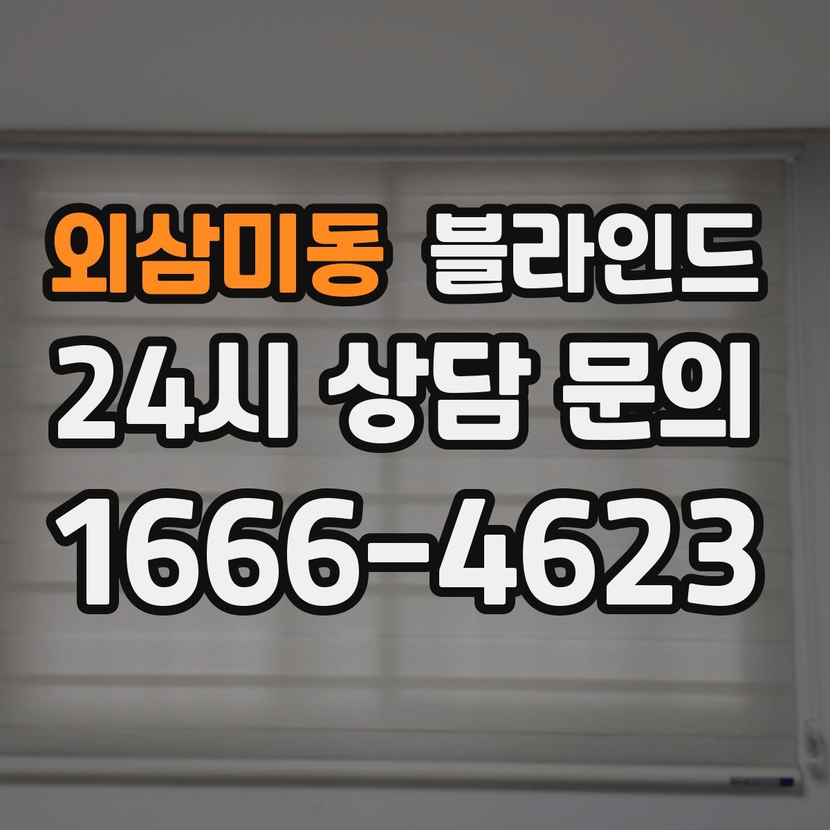 외삼미동 블라인드