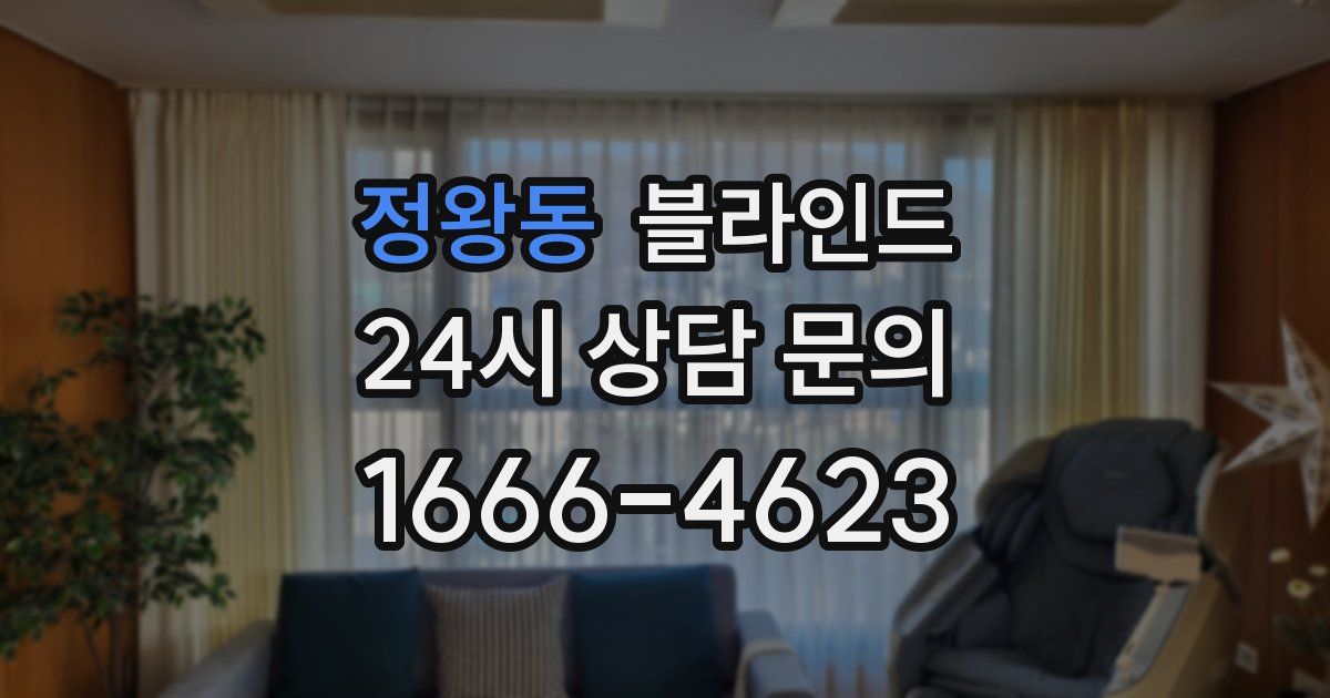 정왕동 블라인드