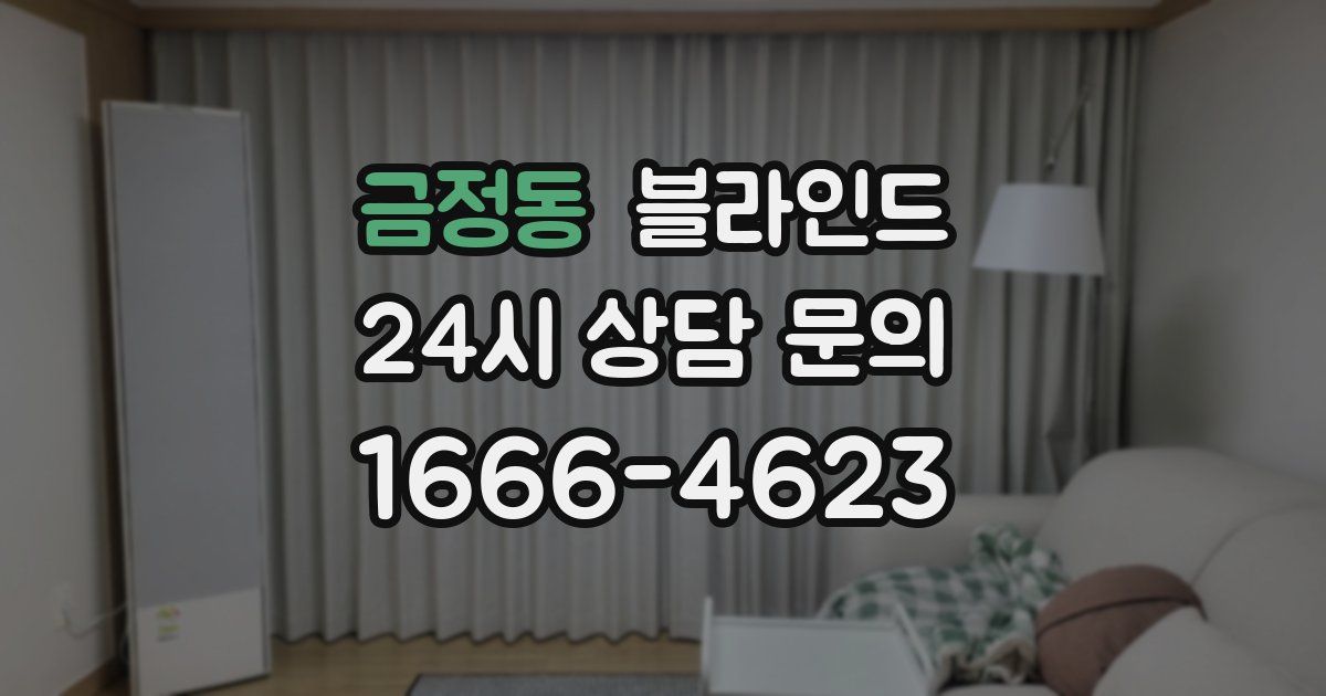 금정동 블라인드