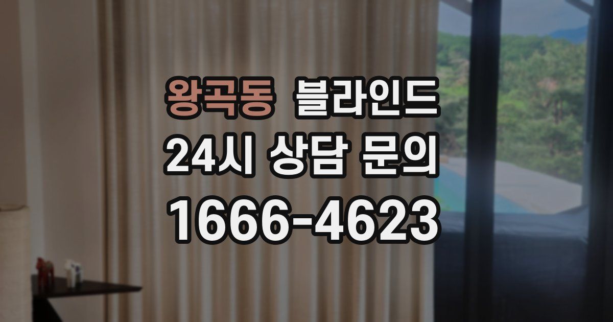 왕곡동 블라인드