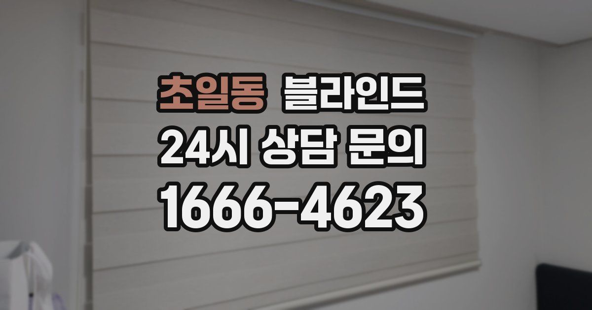 초일동 블라인드