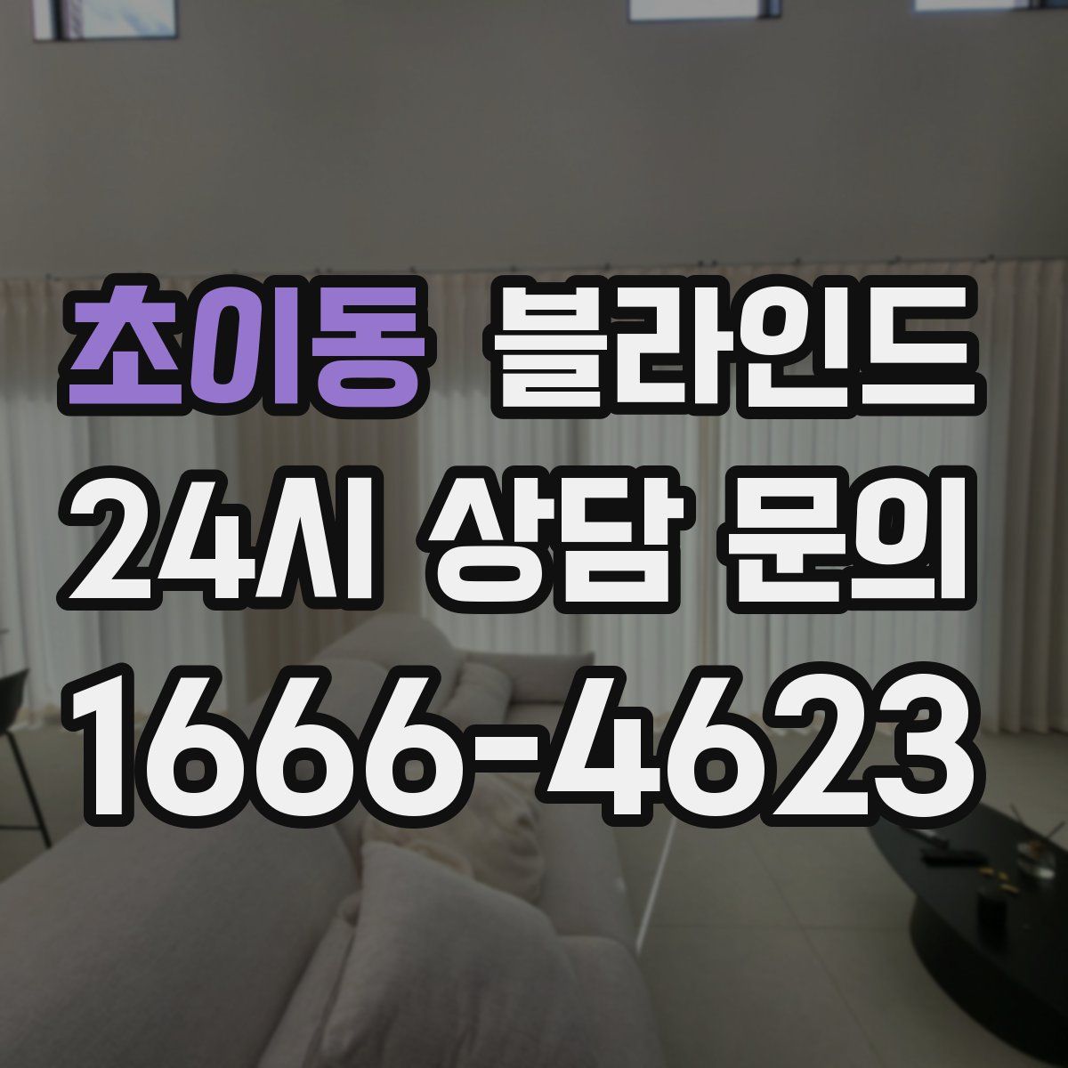 초이동 블라인드