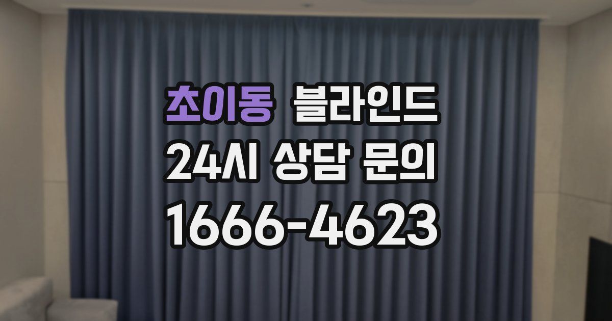 초이동 블라인드