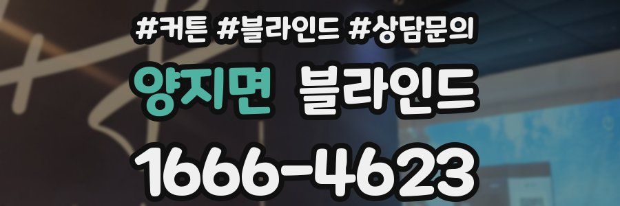 양지면 블라인드