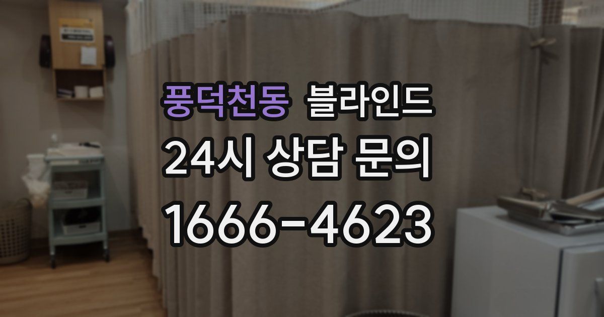 풍덕천동 블라인드