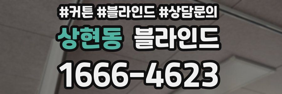 상현동 블라인드