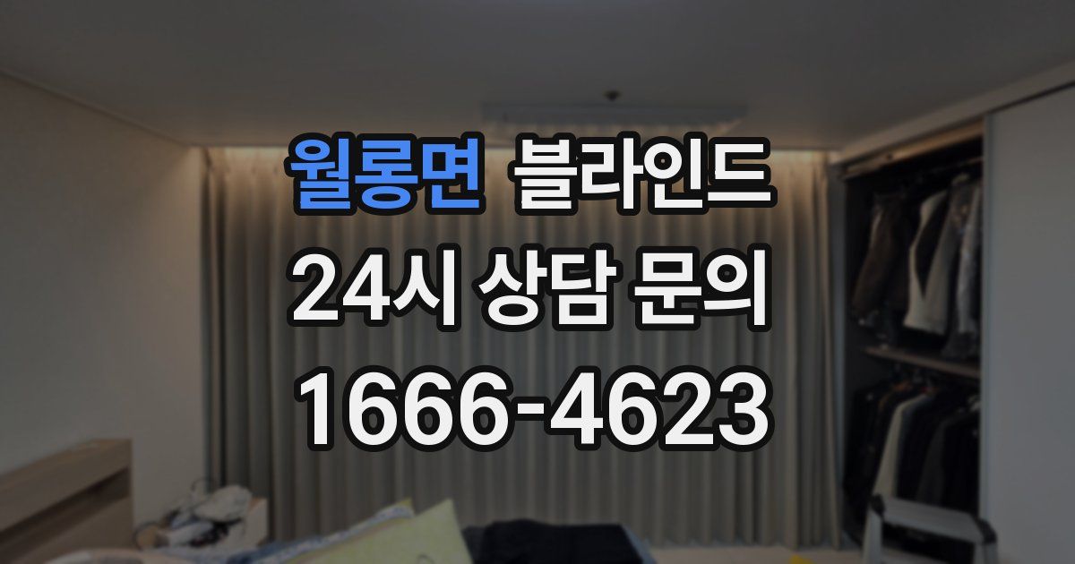 월롱면 블라인드