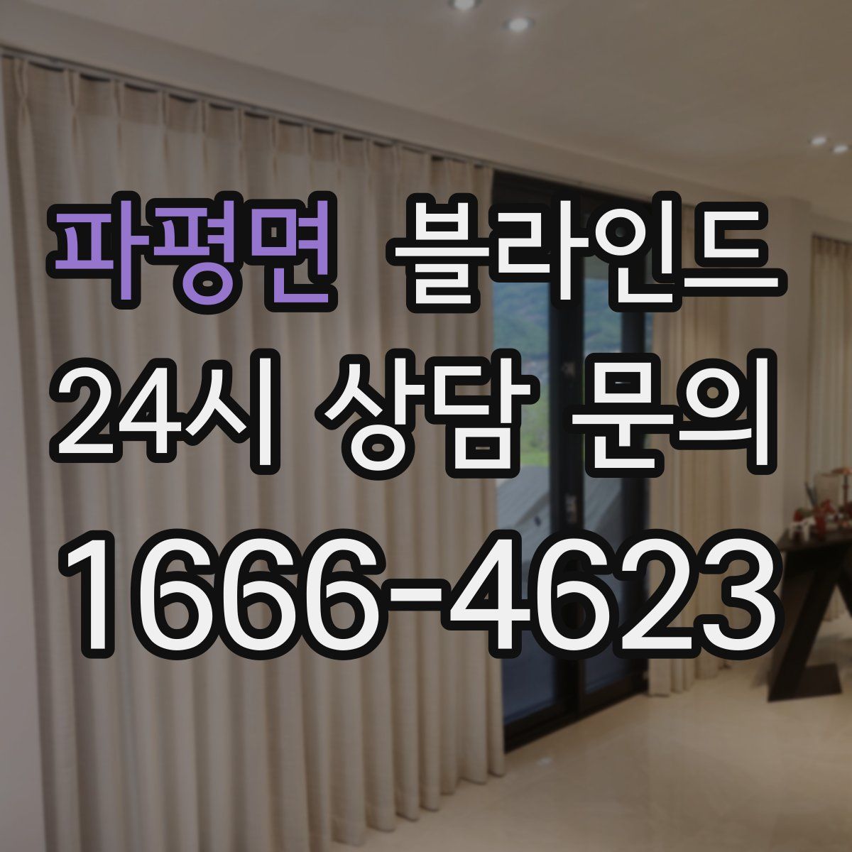 파평면 블라인드