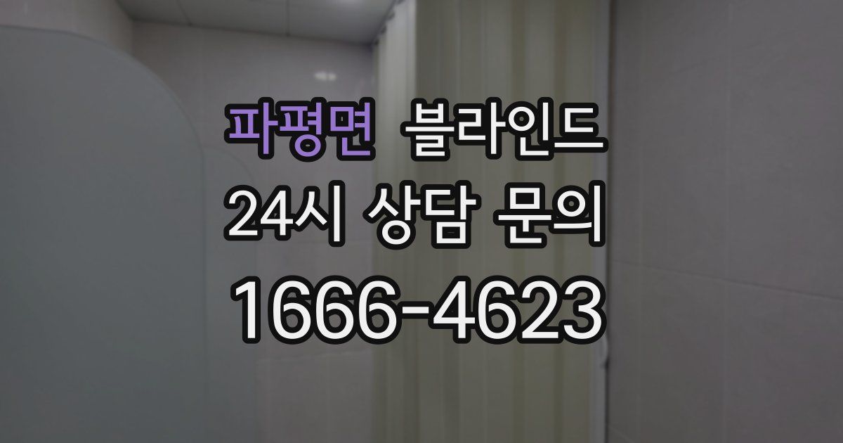 파평면 블라인드