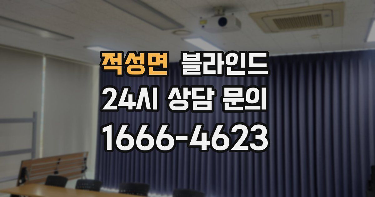 적성면 블라인드