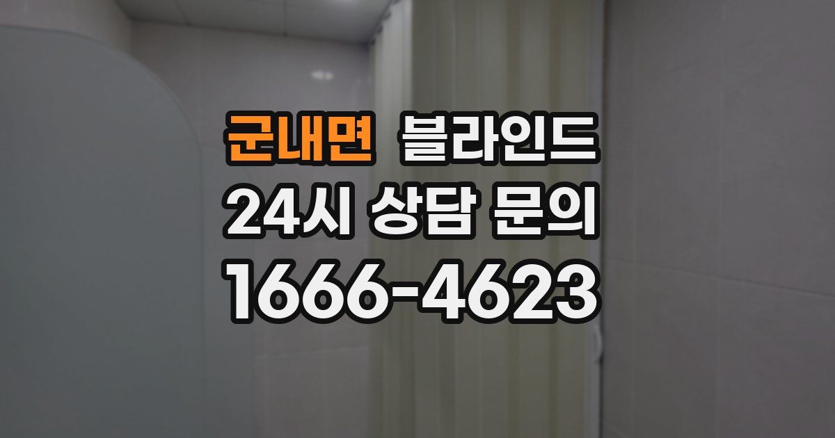 군내면 블라인드
