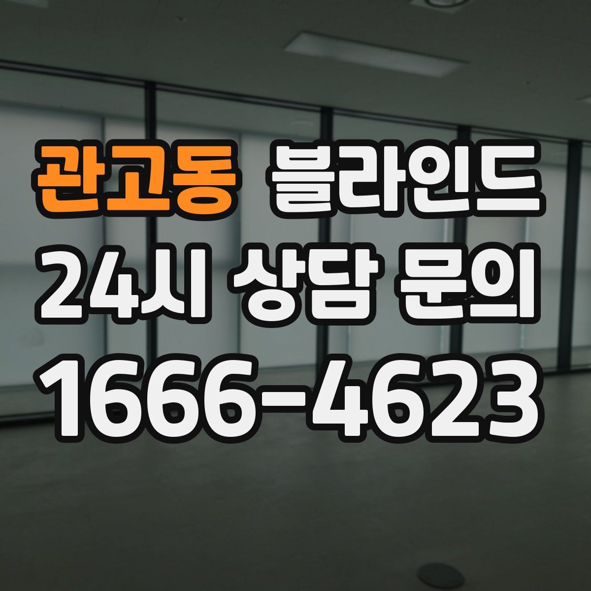 관고동 블라인드