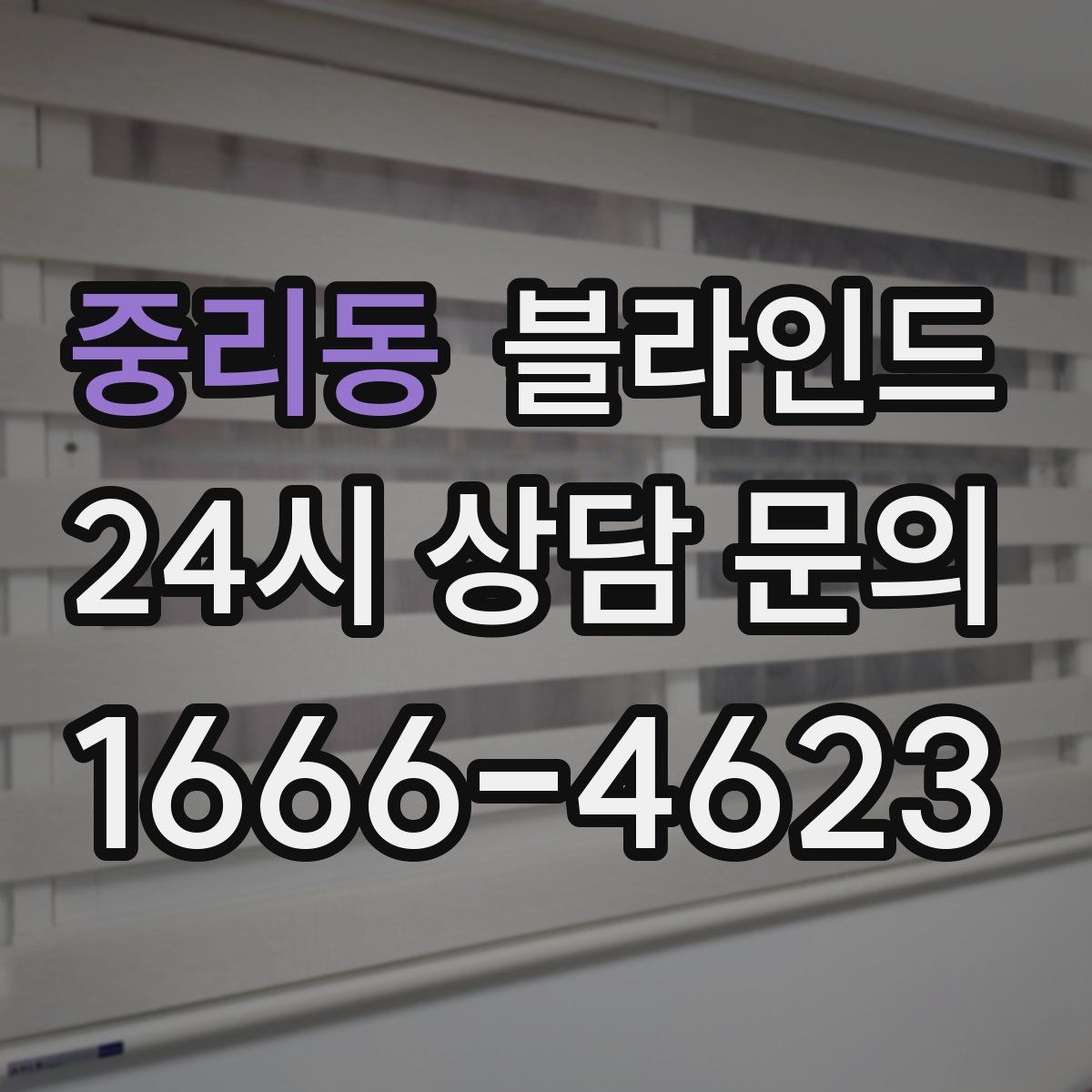 중리동 블라인드