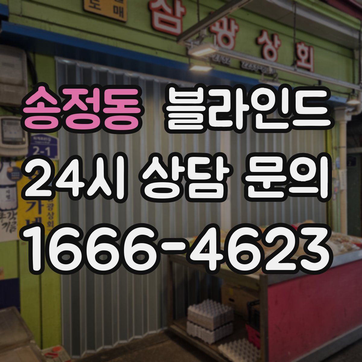 송정동 블라인드