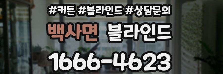 백사면 블라인드